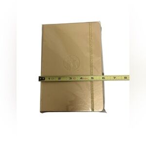 Gold Starbucks Notebook